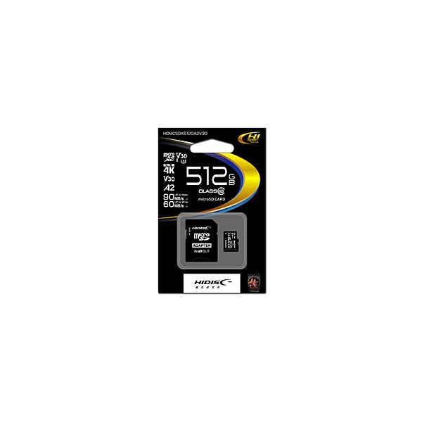 nCfBXN microSDXCJ[h   HDMCSDX512GA2V30 mClass10 /512GBn