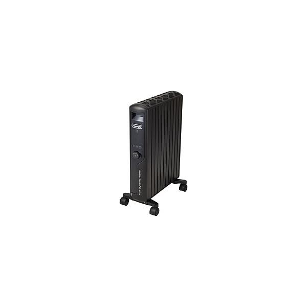 デロンギ　マルチダイナミックヒーター 最大13畳まで 1500W　MDHU15-PB マットブラック