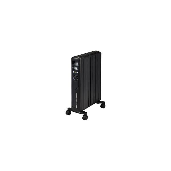 美品　デロンギ　マルチダイナミックヒーター　ピュアブラック　MDHS15-PB マルチダイナミックヒーター 24時間デジタルタイマー付 ピュア