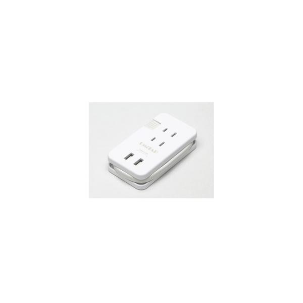 PRINCETON(�v�����X�g��) PPSR-UTAP10WH �R���p�N�gUSB2�|�[�g���d�@�\�t�}���`�^�b�v�i�z���C�g�j �y864�z