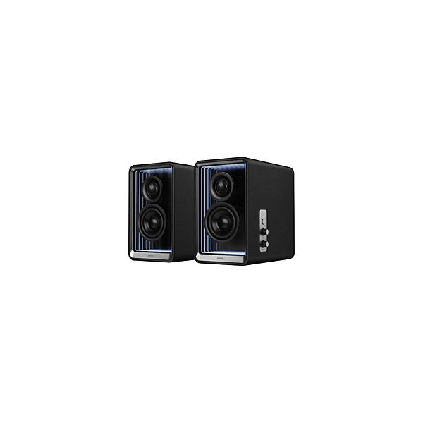 EDIFIER GaN充電器搭載 2.0アクティブスピーカー ブラック ED-QR65-BK