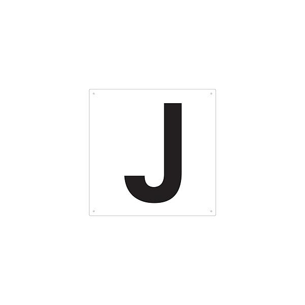 トラスコ中山 TAEH-J TRUSCO 表示板 アルファベット「J」 420X420