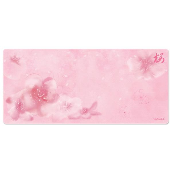 ゲーミングマウスパッドセット(バラ売り可) ゲーミングマウスパッド [900x400x3mm] Sakura XL ピンク vm