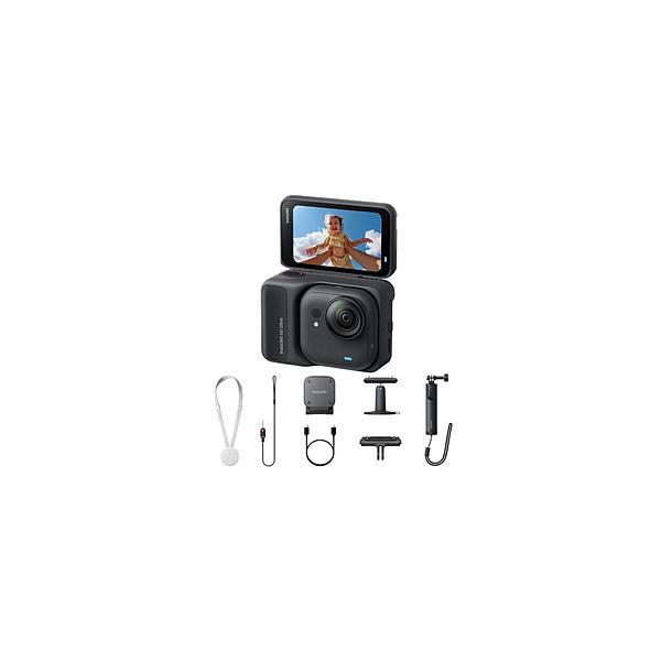INSTA360(インスタ360) アクションカメラ Insta360 GO Ultra クリエイターバンドル  ミッドナイトブラック CINSABEA-GOULTRA06 ［4K対応 /防水］