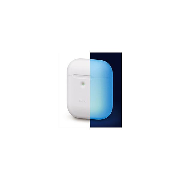 ELAGO AirPods 2nd Generation�p�P�[�X  Night Glow Blue EL_A2WCSSCAW_NB �y864�z [�U���s��]