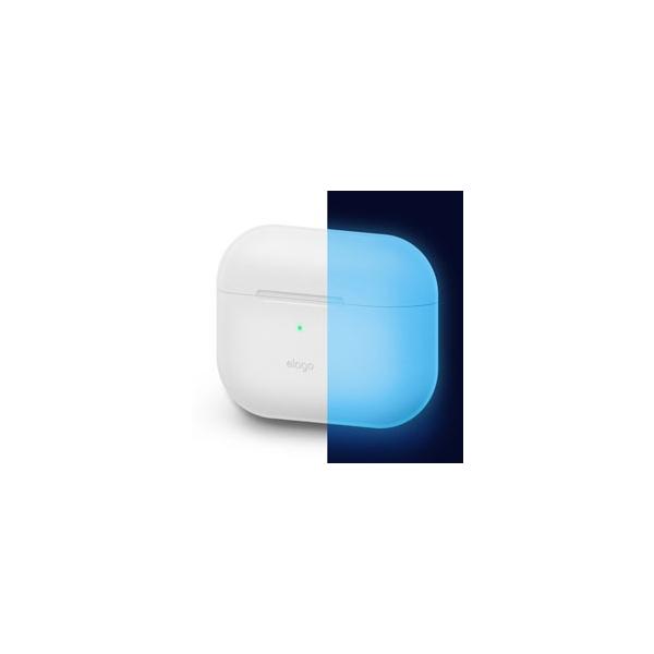ELAGO AirPods Pro(��1/2����)�Ή� ORIGINAL BASIC �V���R���P�[�X (Nightglow Blue)  Nightglow Blue EL_APPCSSCOB_NB