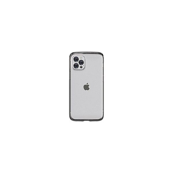 UI iPhone 12/12 Pro 6.1�C���`�Ή�INO LINE INFINITY CLEAR �u���b�N