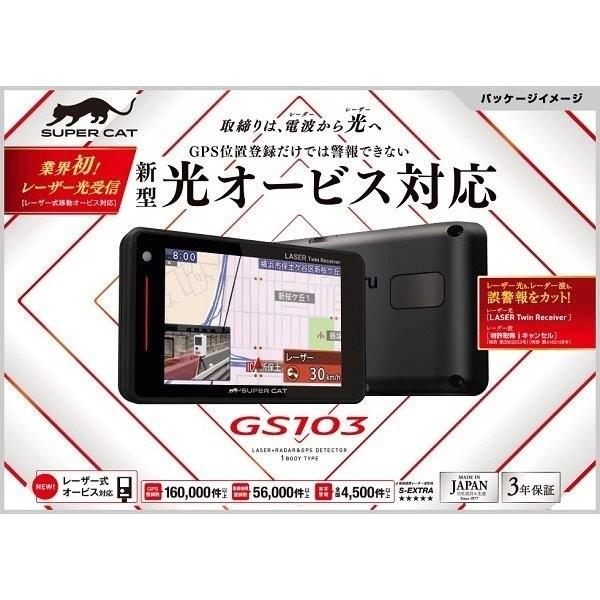 19年版レーダー探知機のおすすめランキング11選で第1位 1番売れてるレーザー レーダー探知機 Gs103
