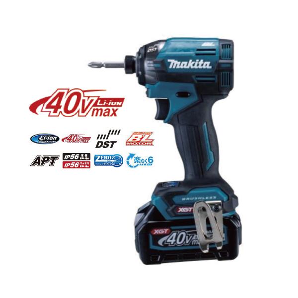 マキタ 充電式インパクトドライバ TD002GRDX 40Vmax バッテリBL4025×2