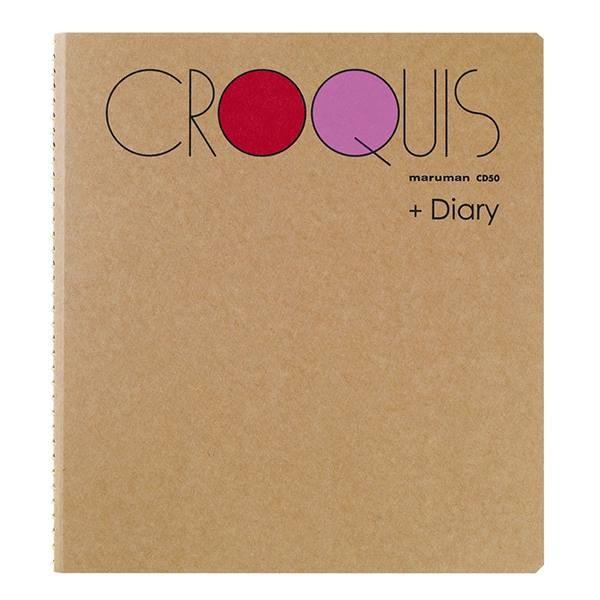クロッキーブック クロッキー ダイヤリー SQ マルマン CD50 クロッキー帳 maruman 文具 速写 クロッキー紙