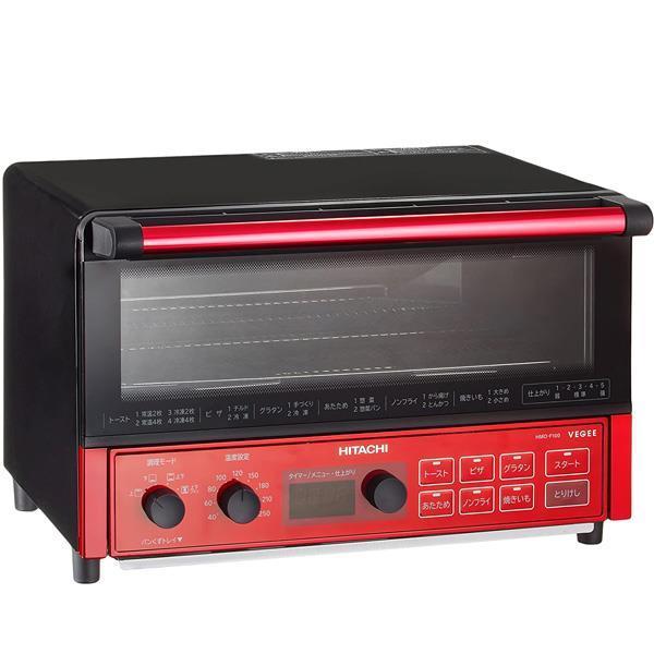 【未開封】日立 HMO-F100 コンベクションオーブントースター レッド 日立（HITACHI） コンベクションオーブントースター HMO-F100-R