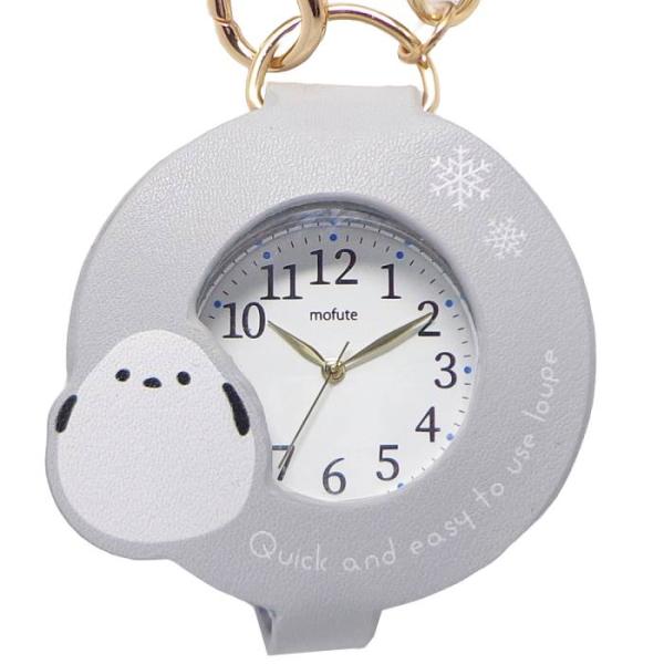 ポスト投函発送 ハングウォッチ 携帯 バッグチャーム アニマル MKK3017 ルーペポーチ 時計 ストラップ  おしゃれ かわいい レディース ストラップ 拡大鏡 ルーペ付 懐中時計 収納式懐中時計 キーチェーン 時計 拡大鏡 ハングウォ...