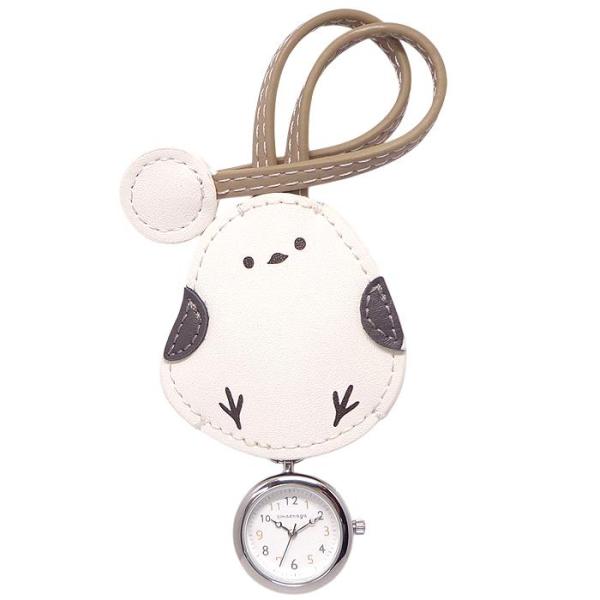 ポスト投函発送 携帯時計 鳥 トリ とり バード ハングウォッチ N00825S-6 レディース 懐中時計 ぽちゃバード シマエナガ セキセイインコ バッグチャーム レディース ストラップ かわいい 贈り物 ギフト プレゼント お祝い 記念...