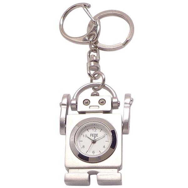 ロボット型 キーチェーン ウォッチ ロボット RBW-SV シルバー かわいい 時計 懐中時計 おしゃれ バッグチャーム レディス キーチェーン レディース キッズ サンフレイムお子様、お母様やお祖母様など、大切な方へのプレゼントに♪【ポス...