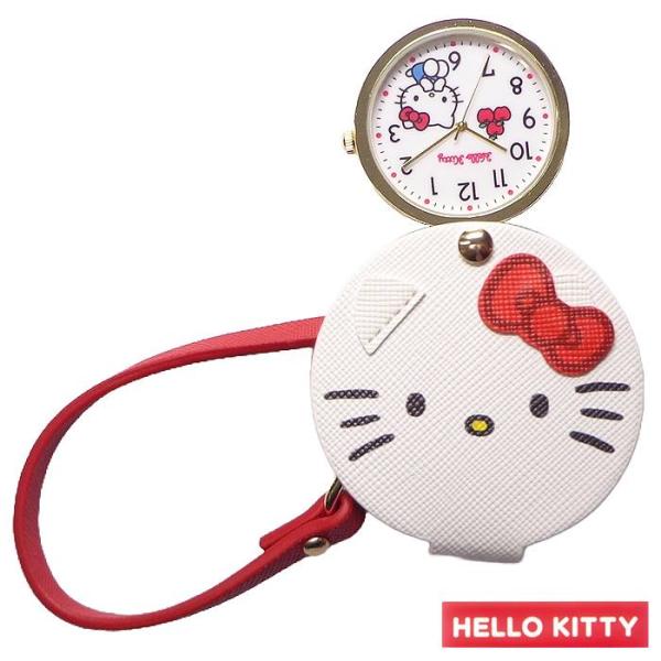 ポスト投函発送 サンリオ キャラクター グッズ 時計 ストラップ ハングウォッチ SNR004 ハローキティ 懐中時計 おしゃれ バッグチャーム 携帯時計 メンズ レディース キッズ 便利 バック取手 ベルト通し ベルトループ バックループ...