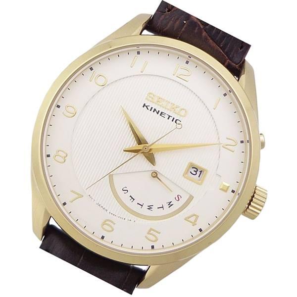セイコーSEIKOキネティックレザーベルト腕時計 SRN052P1[並行輸入品] Kinetic（SEIKO） SEIKO SRN052P1 逆輸入 セイコー キネティック