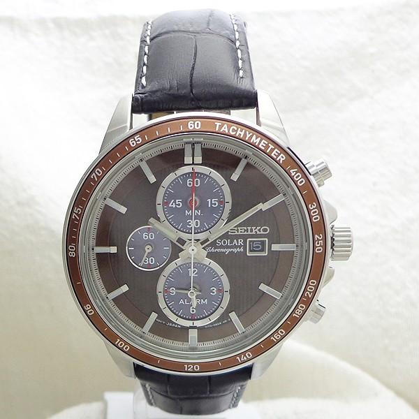 腕時計 メンズ Seiko Solar Chronograph Ssc503p1 逆輸入 セイコー レザー ソーラー クロノグラフ ウォッチ ブラウン ブラック Ssc503p1 たからばこ 通販 Yahoo ショッピング