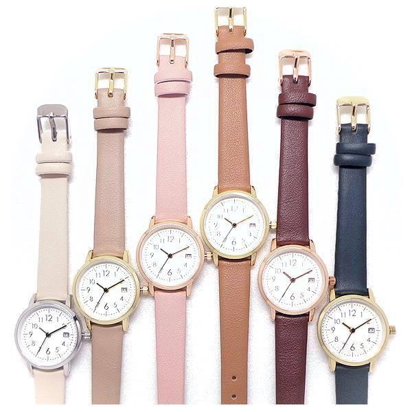 腕時計 レディース 薄いケース カレンダー付 ファッション ウォッチ St267 カレカ小 革ベルト クォーツ レディス ウオッチ 日本製ムーブ使用 St267 たからばこ 通販 Yahoo ショッピング