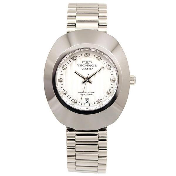 TECHNOS（テクノス） 腕時計 メンズ T9C12-SS タングステン 3針 日付
