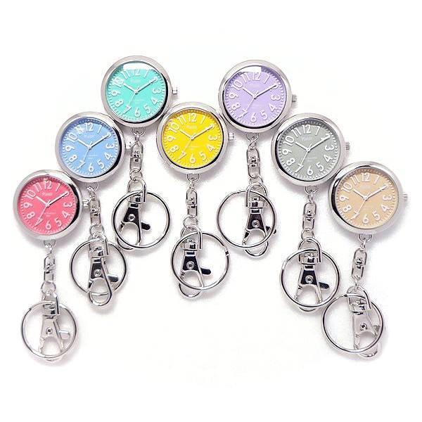 ポスト投函発送 懐中時計 携帯時計 キーホルダー ハングウォッチ TK-431 見やすい 時計 バッグチャーム レディース メンズ 便利な時計日常生活防水 3BAR 立体文字盤 エンボスダイヤル人気で便利なハングウォッチ!!バッグのチャーム...