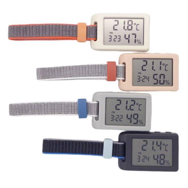 ポスト投函発送 デジタル ウォッチ 温湿度ウォッチ YM062 レディ−ス メンズ  キッズ バッグチャーム デジタル時計 時間 日付 アラーム ハングウォッチ 置き時計 気温表示 湿度表示 最高気温表示 最低気温表示 便利 機能性 見やす...