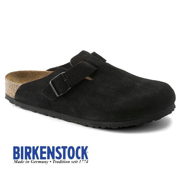 ビルケンシュトック BIRKENSTOCK ボストン BOSTON スエード ブラック 