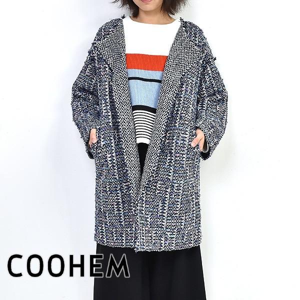 19ss Coohem コーヘン Spring Air Tweed C T スプリングエアーツイードコート 192 010 送料無料 Chm 192 010 Trois Webshop 通販 Yahoo ショッピング