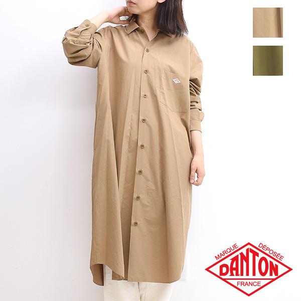 Danton ダントン タイプライターシャツワンピース Jd 3727tyo レディース Dan Jd 3727tyo Trois Webshop 通販 Yahoo ショッピング