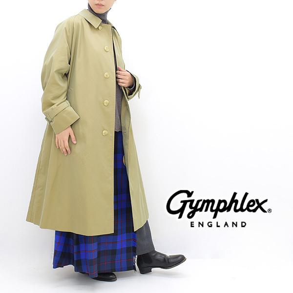 Gymphlex ベルテッドバルマカーンコート GY-A0058SYR Gymphlex ジムフレックス ベルテッドバルマカーンコート GY