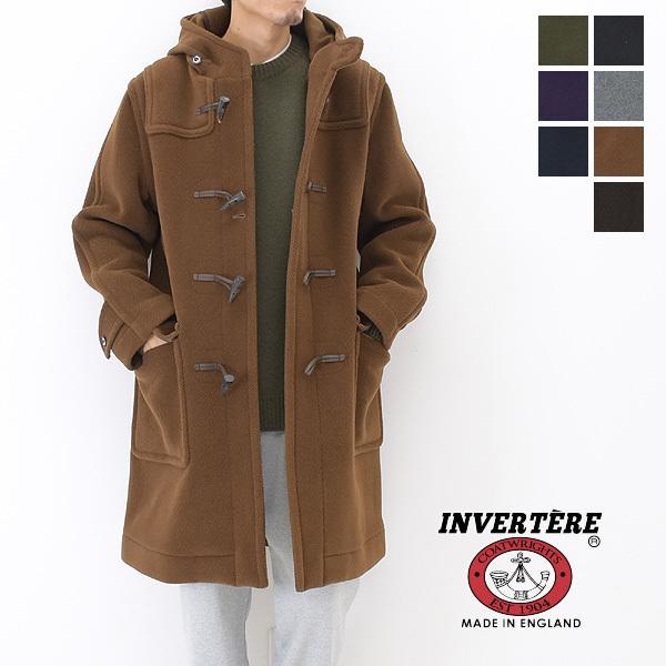 SHIPS別注】INVERTERE: ウールヘリンボーン ロング ダッフルコート 