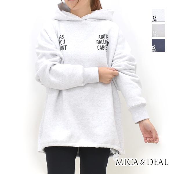 MICA&DEAL（マイカアンドディール） ビックプルオーバープリント