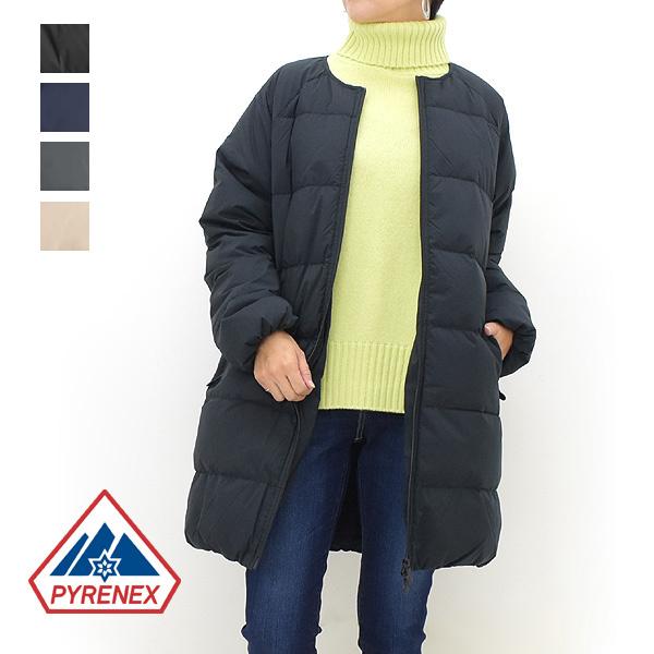 タグ付き 極美品 【PYRENEX】 アートニーソフト3 ダウンコート Pyrenex（ピレネックス） ARTNEY SOFT 3 アートニー ノーカラーダウン