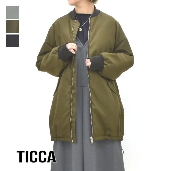 TICCA（ティッカ） ミドルMA-1 ブルゾン TBEA-052 レディース : trois 