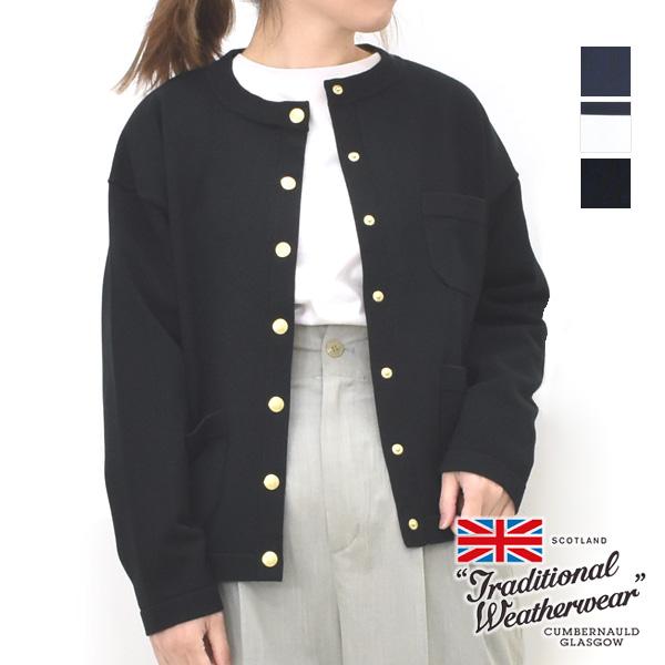 トラディショナルウェザーウェア ノーカラーニットジャケットカーディガン セール】◇【WEB限定】【TRADITIONAL WEATHERWEAR