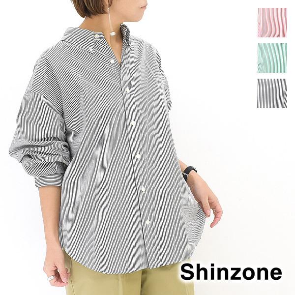 新品！シンゾーン ストライプシャツ | www.yourpoll.co.uk