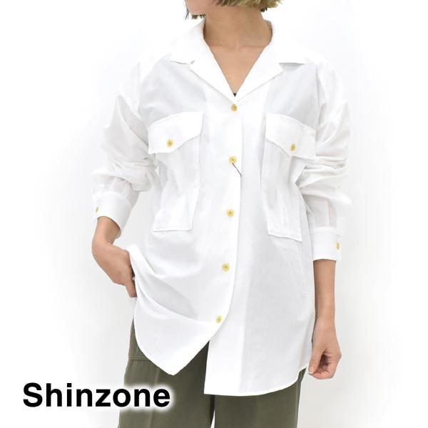 THE SHINZONE（ザ シンゾーン） シンゾーン OPEN COLLAR SHIRT 