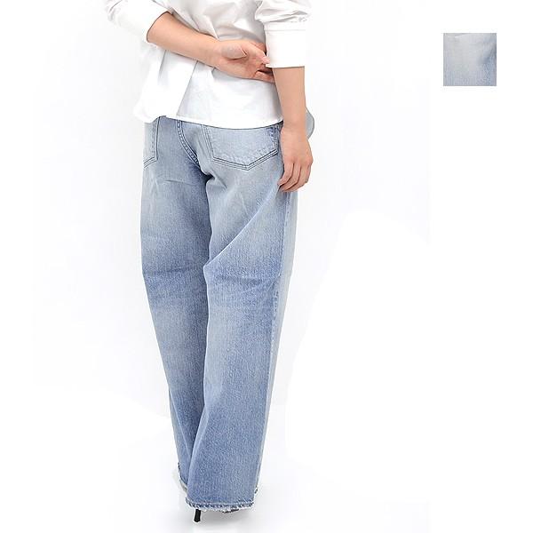 1000円offクーポン対象 3 1 日 23 59まで Upper Hights アッパーハイツ The Dad ワイドストレートデニムパンツ 34 レディース Uh 14 Trois Webshop 通販 Yahoo ショッピング