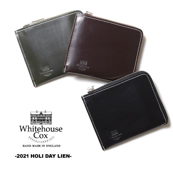 Whitehousecox スリム ジップウォレット 財布 3068 ホリデーライン