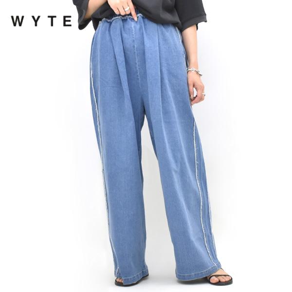 WYTE ワイト ハイブリッドデニムイージーパンツ 11-12360 レディース