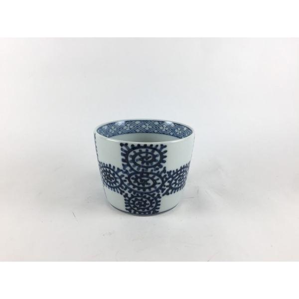 有田焼 李荘窯 蕎麦猪口(8.5cm) 蛸唐草格子文【そば猪口 そばちょこ