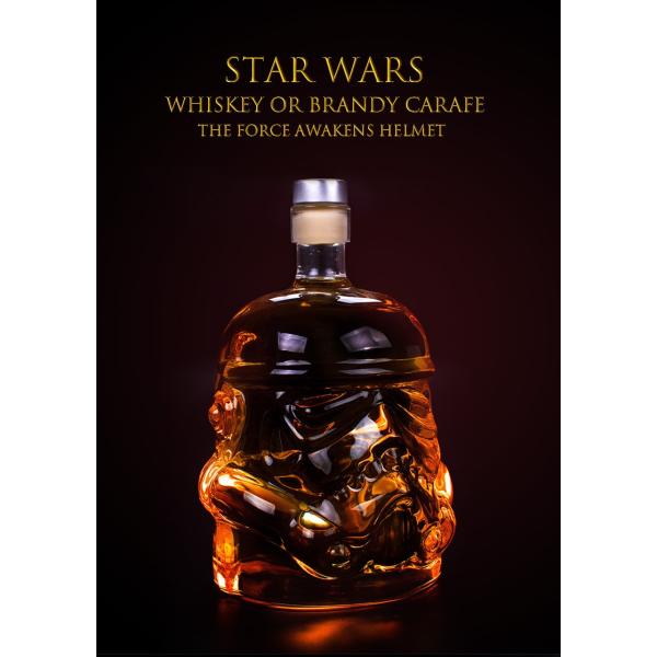 ストームトルーパーのウイスキーボトル STAR WARS スターウォーズ ガラスストーム ストームトルーパー