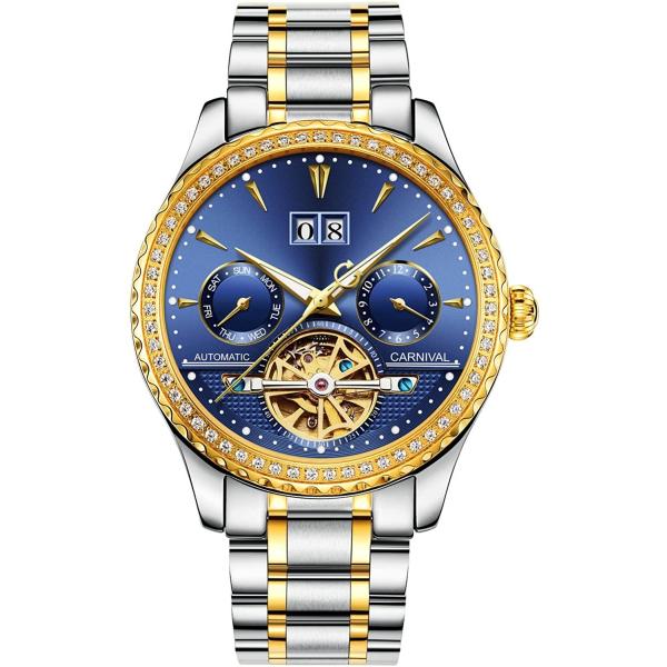 CARNIVAL (カーニバル) 8731G メンズ アナログ機械式 腕時計 ダイヤ