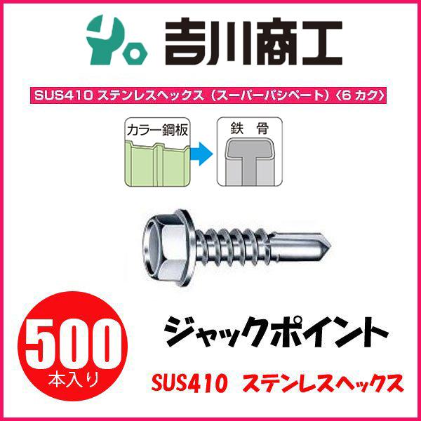 ヤマヒロ SUS410ステンレスヘックス ジャックポイント SHJB19 サイズ