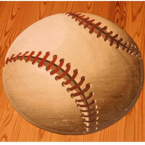 可愛い野球柄の玄関マット 野球のボール柄 野球ショップ グラシアス 通販 Yahoo ショッピング