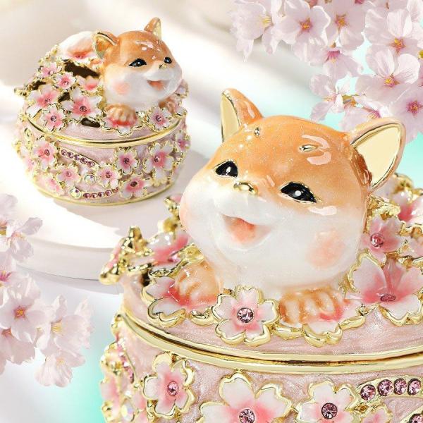 ゆき　(桜) 柴犬　後ろ姿　小物入れ ゆき (桜) 柴犬 後ろ姿 小物入れ 東京銀座PICALS 【正規品】 桜
