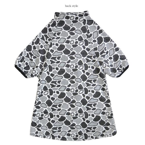 キッズ ワンピース カモフラ 総柄 ワンピース ハイネック チュニック 七分袖 迷彩 130cm Grand Ga Www Wearefromdust Org