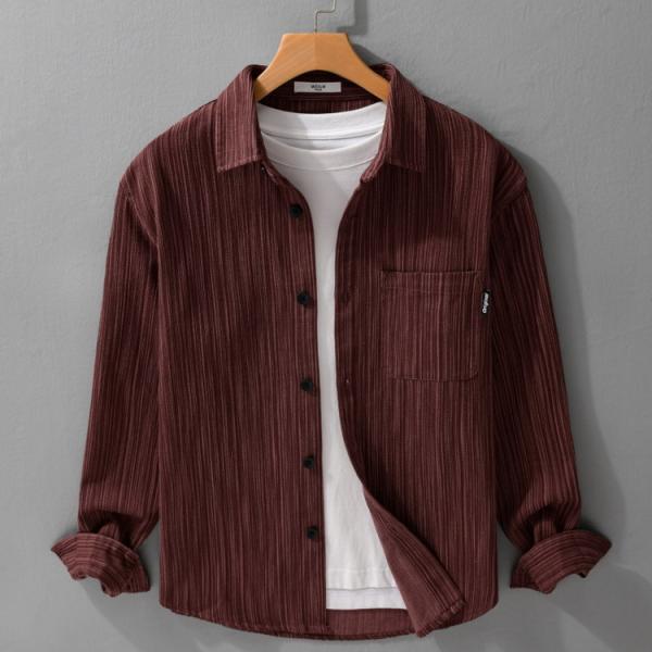 きれいめシャツ 100％綿 シャツ 秋服 秋物 カジュアルシャツ 長袖シャツ トップス 防寒 メンズ ファッション