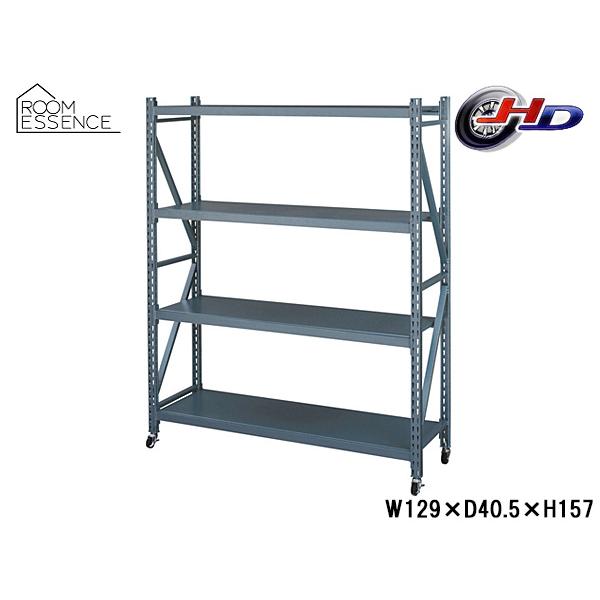 東谷 ボルトレスラック3D グレー W129×D40.5×H157 DIS-683GR