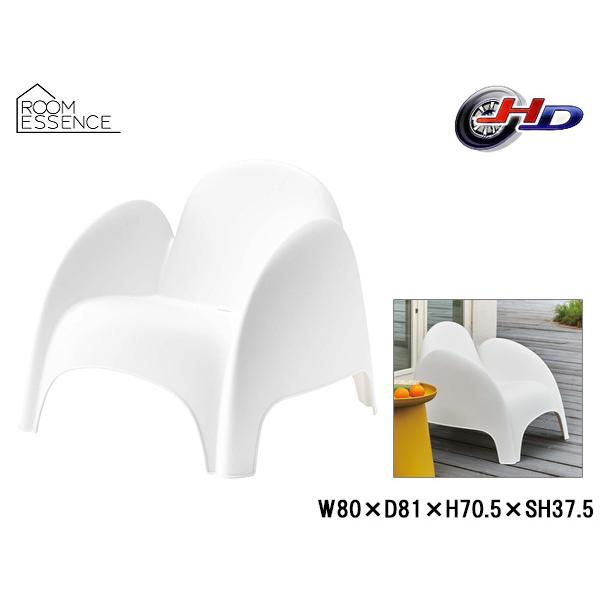 東谷 ラウンジチェア ホワイト W80×D81×H70.5×SH37.5 PC-864WH