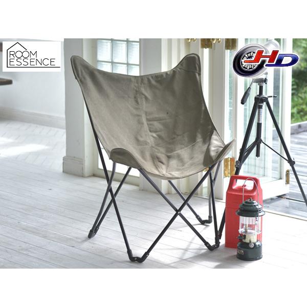 東谷 フォールディングチェア カーキ W73.5×D81×H98×SH41 TOE-120KH